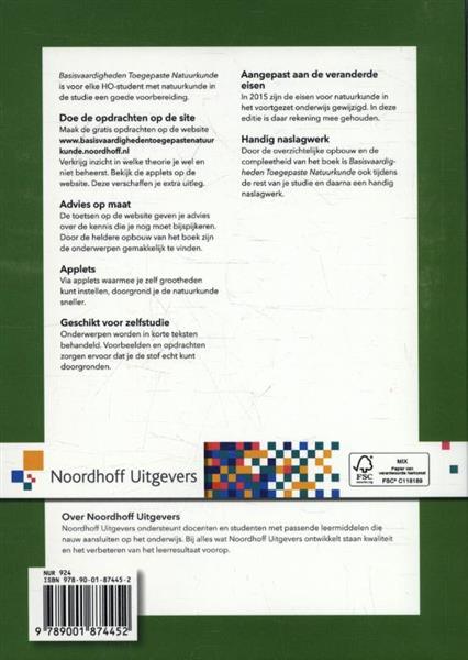 Grote foto basisvaardigheden toegepaste natuurkunde voor het ho leerboek basisvaardigheden boeken wetenschap