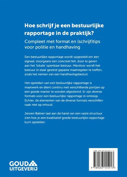 Grote foto hoe schrijf je een bestuurlijke rapportage in de praktijk boeken overige boeken