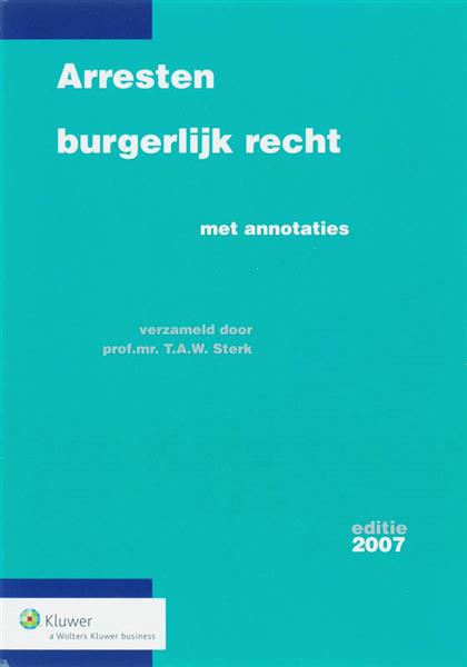 Grote foto arresten burgerlijk recht 2007 boeken wetenschap