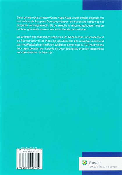 Grote foto arresten burgerlijk recht 2007 boeken wetenschap