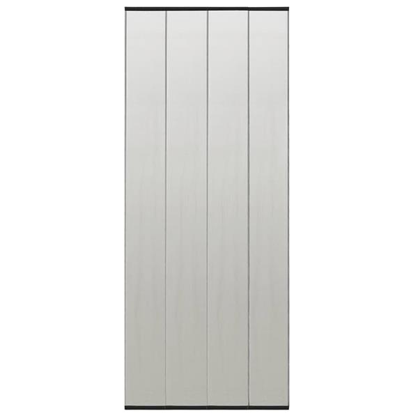 Grote foto vidaxl vliegengordijn 100x220 cm polyester mesh zwart doe het zelf en verbouw deuren en horren