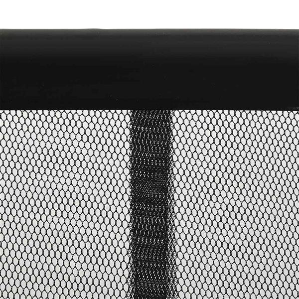 Grote foto vidaxl vliegengordijn 100x220 cm polyester mesh zwart doe het zelf en verbouw deuren en horren