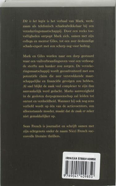 Grote foto dit is het begin boeken overige boeken
