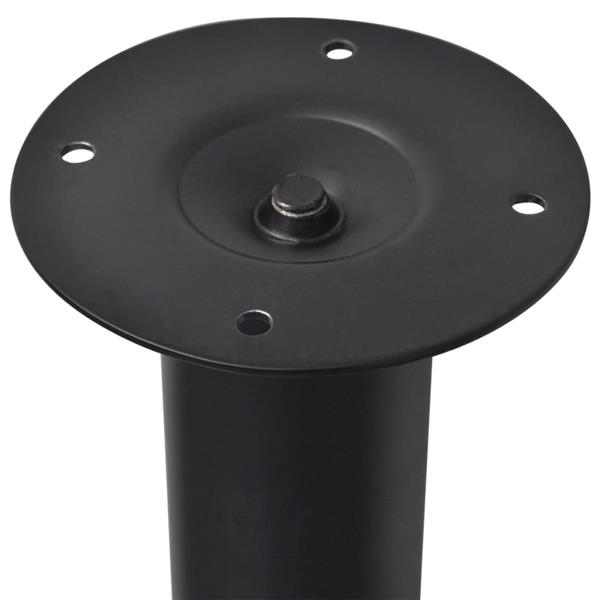 Grote foto vidaxl tafelpoten telescopisch 4 st 710 1100 mm zwart huis en inrichting eettafels