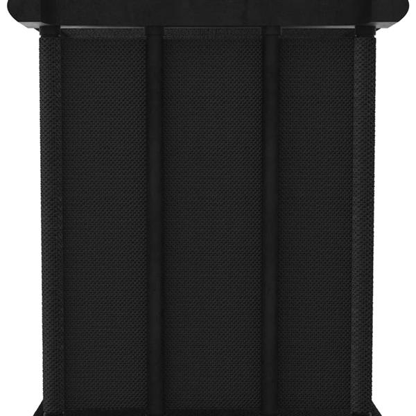 Grote foto vidaxl kast met 6 vakken met boxen 103x30x72 5 cm stof zwart huis en inrichting overige