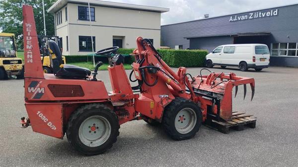 Grote foto weidemann 1030d p minishovel 22 pk joystick bak palletvorken mestriek agrarisch shovels