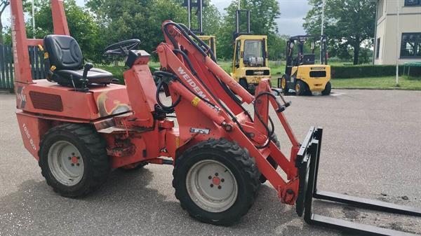Grote foto weidemann 1030d p minishovel 22 pk joystick bak palletvorken mestriek agrarisch shovels