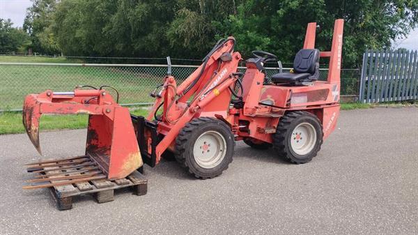 Grote foto weidemann 1030d p minishovel 22 pk joystick bak palletvorken mestriek agrarisch shovels