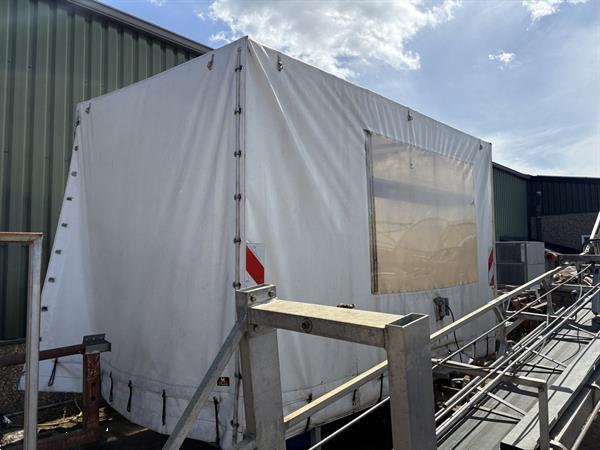 Grote foto prei plantmachine met huif 5 rij agrarisch zaaimachines