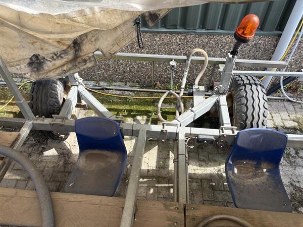 Grote foto prei plantmachine met huif 5 rij agrarisch zaaimachines