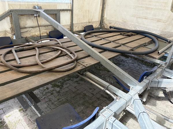 Grote foto prei plantmachine met huif 5 rij agrarisch zaaimachines