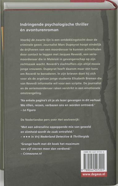 Grote foto voorbij de zwarte lijn boeken thrillers
