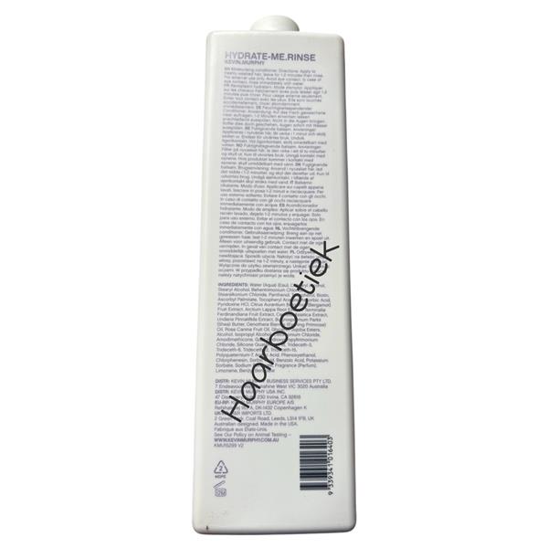 Grote foto kevin murphy kevin.murphy hydrate.me rinse 1000ml kleding dames sieraden