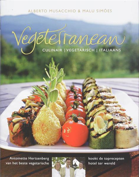 Grote foto vegeterranean boeken kookboeken