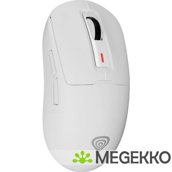 Grote foto genesis nmg 2194 gaming muis ambidextrous bluetooth usb type c wit computers en software overige computers en software