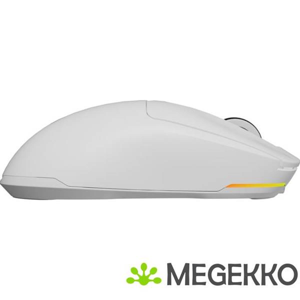 Grote foto genesis nmg 2194 gaming muis ambidextrous bluetooth usb type c wit computers en software overige computers en software