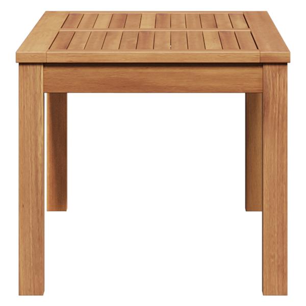 Grote foto vidaxl tuinstafel bruin 95 x 45 x 40 cm massief teakhout tuin en terras tuinmeubelen