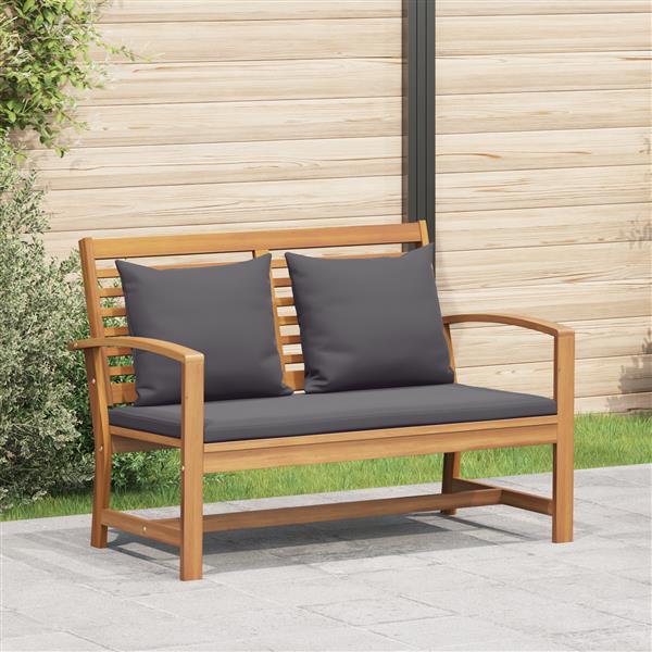 Grote foto vidaxl tuin sofa set 2 pcs bruin massief teakhout tuin en terras tuinmeubelen
