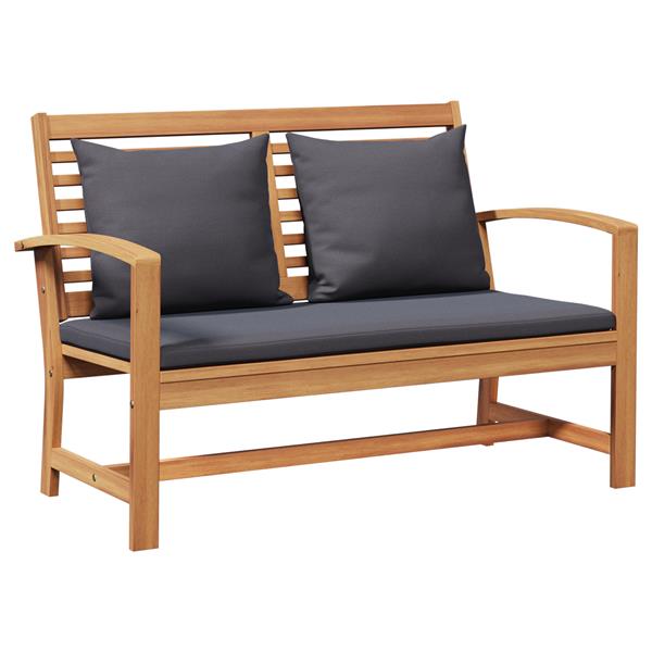 Grote foto vidaxl tuin sofa set 2 pcs bruin massief teakhout tuin en terras tuinmeubelen