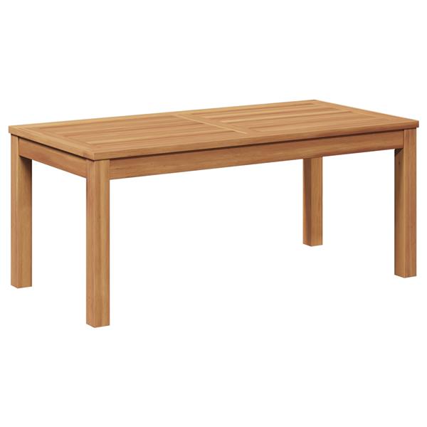 Grote foto vidaxl tuin sofa set 2 pcs bruin massief teakhout tuin en terras tuinmeubelen