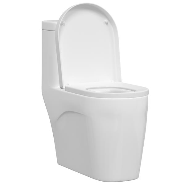 Grote foto vidaxl toiletzitting wit 48 x 36.5 x 4.5 cm polypropyleen doe het zelf en verbouw sanitair