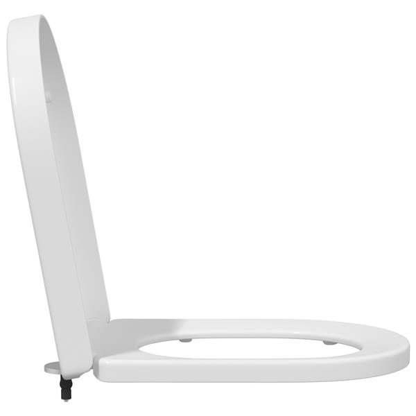 Grote foto vidaxl toiletzitting wit 48 x 36.5 x 4.5 cm polypropyleen doe het zelf en verbouw sanitair