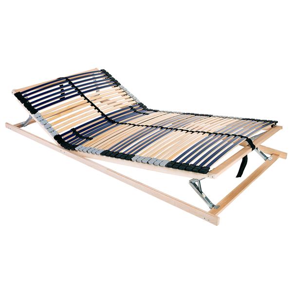 Grote foto vidaxl lamelbodem bruin 120 x 190 cm massief beukenhout antiek en kunst stoelen en banken