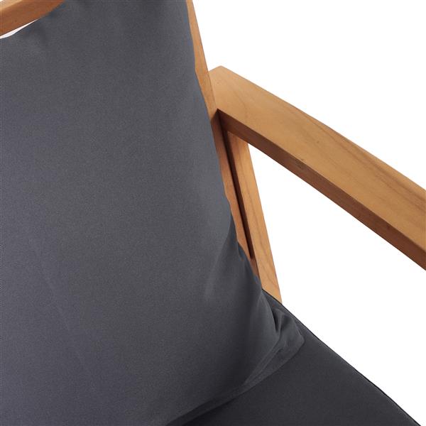 Grote foto vidaxl tuin sofa set 2 pcs bruin massief teakhout tuin en terras tuinmeubelen