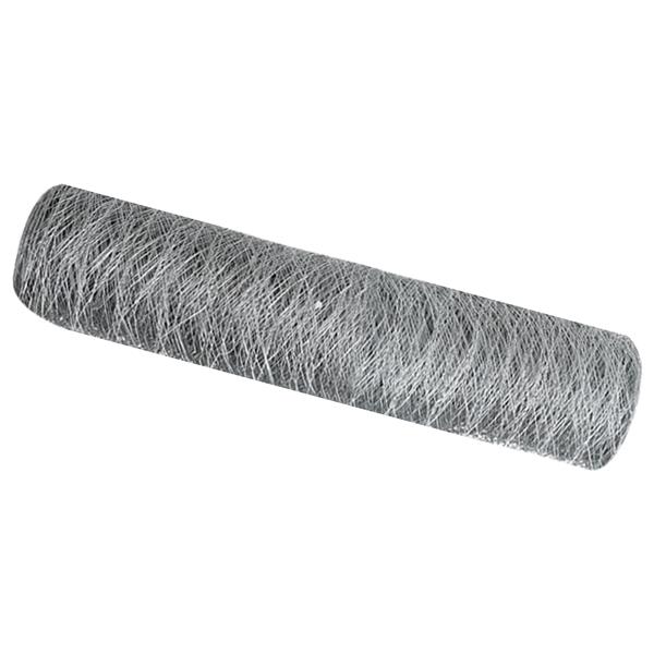 Grote foto vidaxl hexagon hek zilver 10000 x 0.05 x 40 cm gegalvaniseerd staal tuin en terras hekken en schuttingen