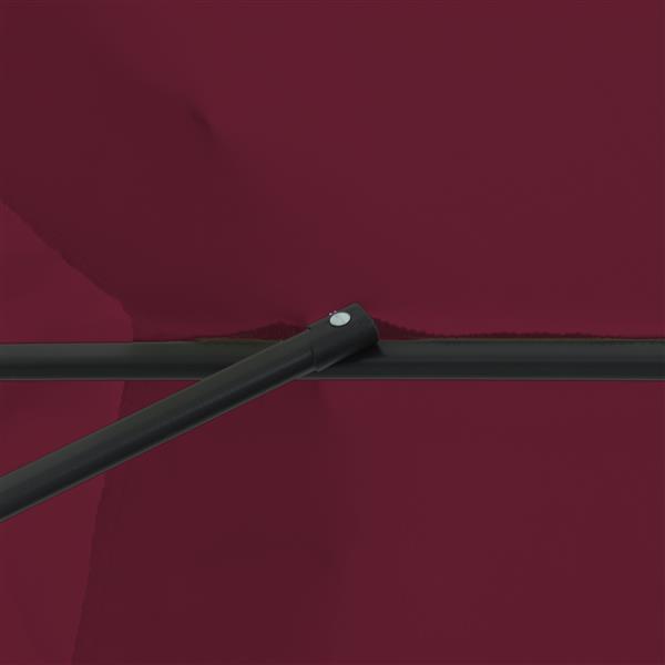 Grote foto vidaxl tuinparasol 39 5 x 24 5 inch in bordeaux rood tuin en terras overige tuin en terras