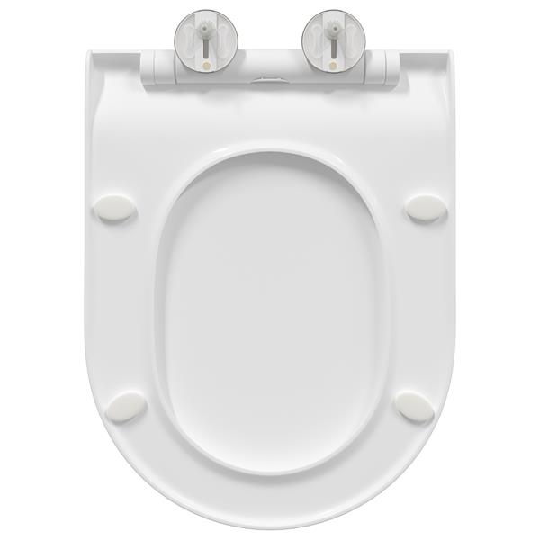 Grote foto vidaxl toiletzitting wit 48.5 x 36 x 5 cm polypropyleen doe het zelf en verbouw sanitair