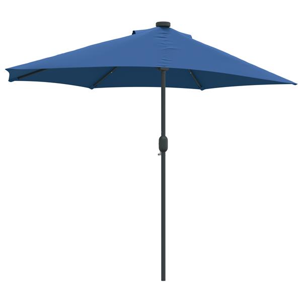 Grote foto vidaxl tuinparasol azurblauw 294 x 150 x 224 cm stof tuin en terras overige tuin en terras