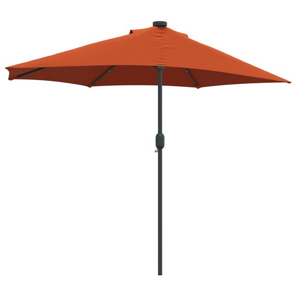 Grote foto vidaxl tuinparasol terracotta 294 x 150 x 224 cm stof tuin en terras overige tuin en terras