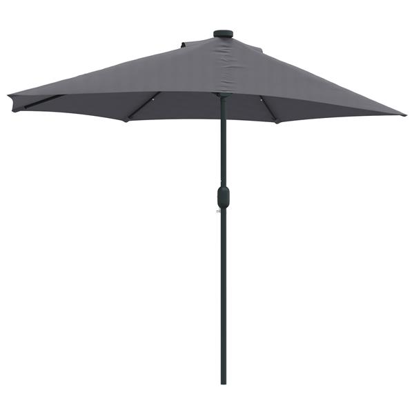 Grote foto vidaxl tuinparasol antraciet 294 x 150 x 224 cm stof tuin en terras overige tuin en terras
