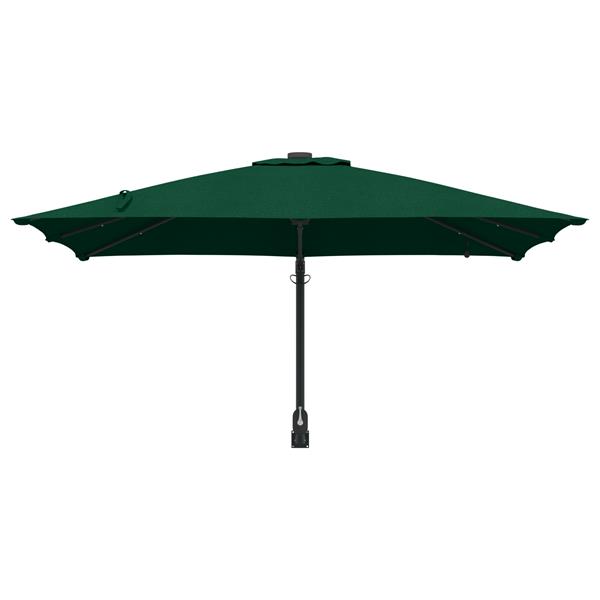 Grote foto vidaxl tuinparasol groen 248.5 x 247.5 x 160 cm stof tuin en terras overige tuin en terras