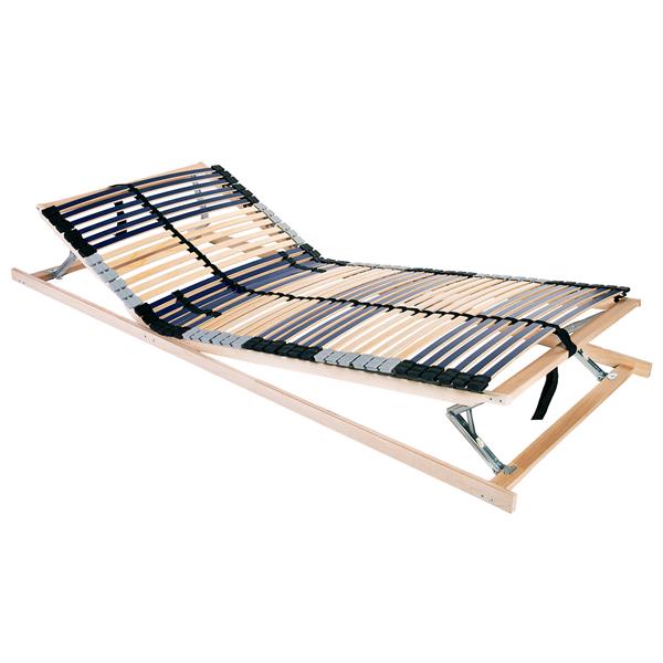 Grote foto vidaxl lamelbodem bruin 70 x 190 cm massief beukenhout antiek en kunst stoelen en banken