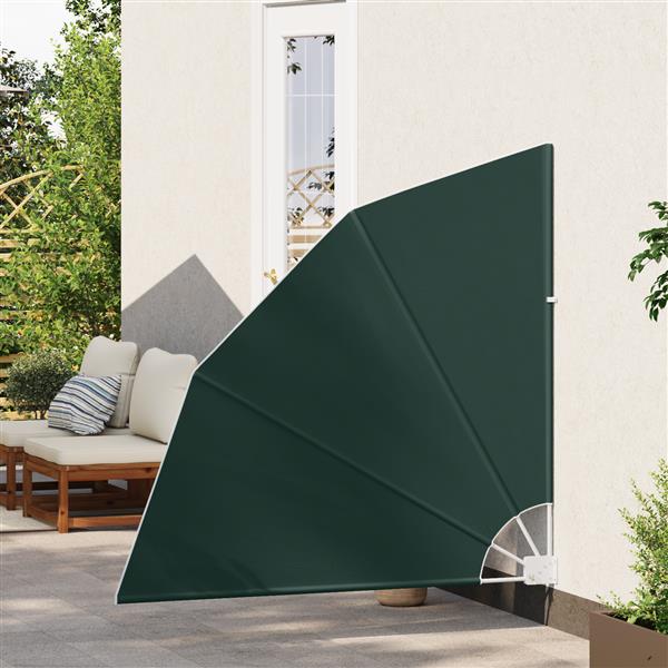 Grote foto vidaxl balkon privacy scherm donkergroen 140 x 140 cm stof tuin en terras overige tuin en terras