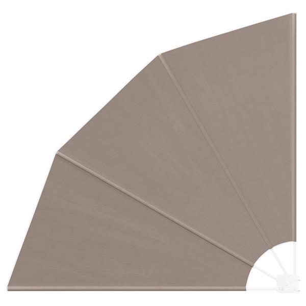 Grote foto vidaxl balkon privacy scherm taupe 140 x 140 cm stof tuin en terras overige tuin en terras