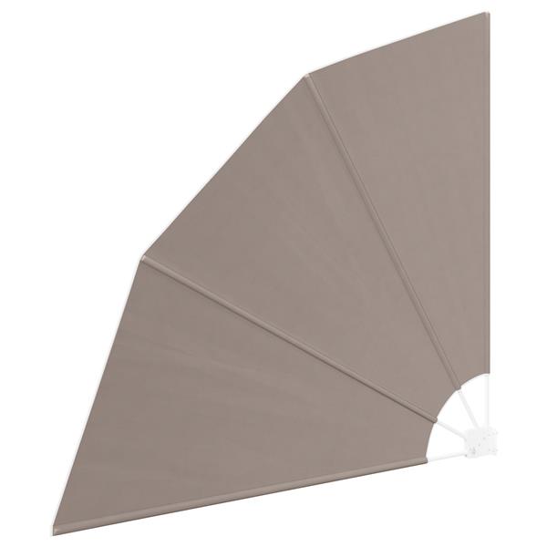 Grote foto vidaxl balkon privacy scherm taupe 140 x 140 cm stof tuin en terras overige tuin en terras