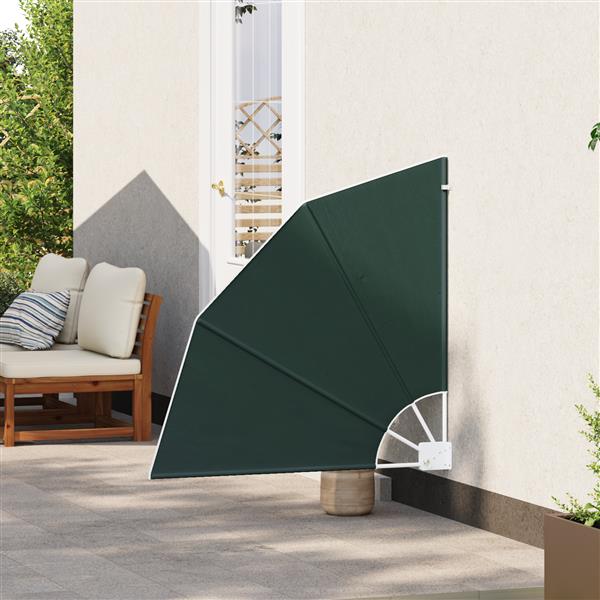 Grote foto vidaxl balkon privacy scherm donkergroen 115 x 115 cm stof tuin en terras overige tuin en terras