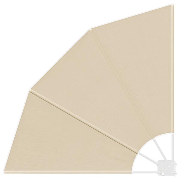 Grote foto vidaxl balkon privacy scherm beige 115 x 115 cm stof tuin en terras overige tuin en terras