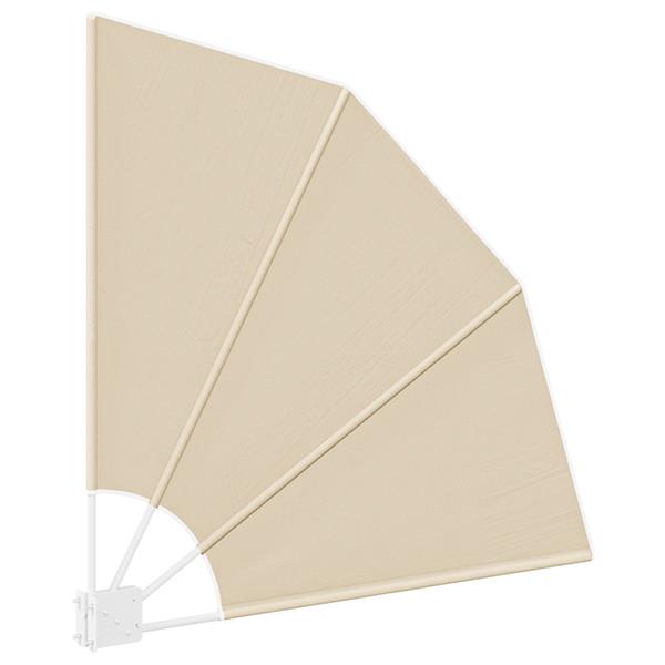 Grote foto vidaxl balkon privacy scherm beige 115 x 115 cm stof tuin en terras overige tuin en terras