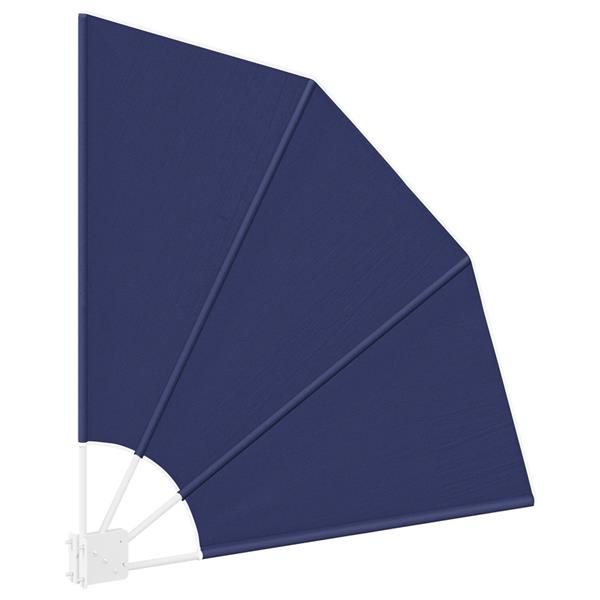 Grote foto vidaxl balkon privacy scherm marineblauw 115 x 115 cm stof tuin en terras overige tuin en terras