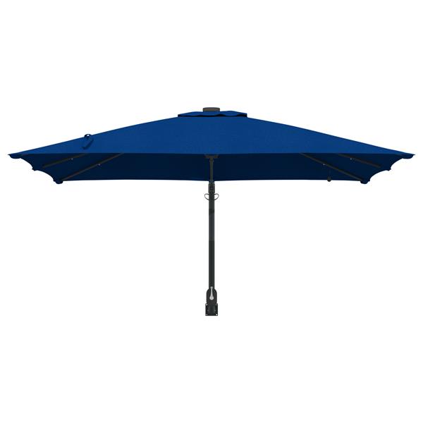 Grote foto vidaxl tuinparasol azurblauw 248.5 x 247.5 x 160 cm stof tuin en terras overige tuin en terras