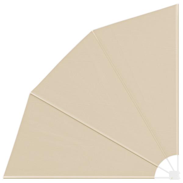 Grote foto vidaxl balkon privacy scherm beige 210 x 210 cm stof tuin en terras overige tuin en terras