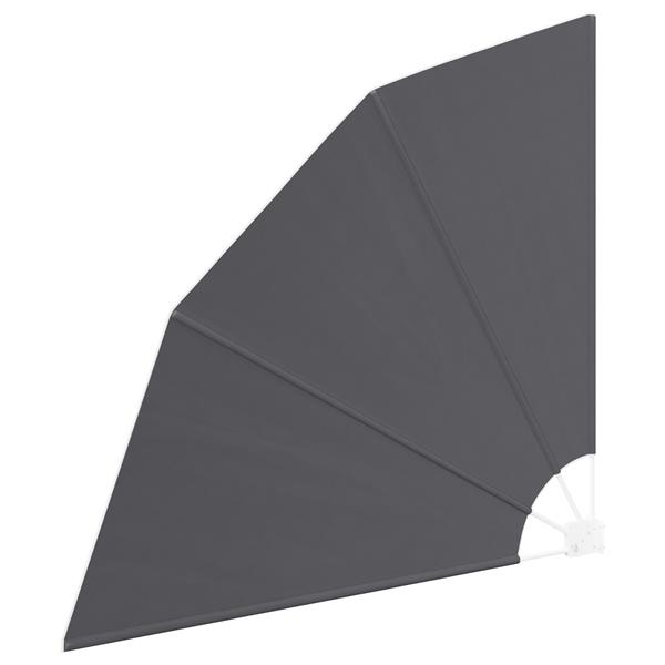 Grote foto vidaxl balkon privacy scherm zwart 140 x 140 cm stof tuin en terras overige tuin en terras