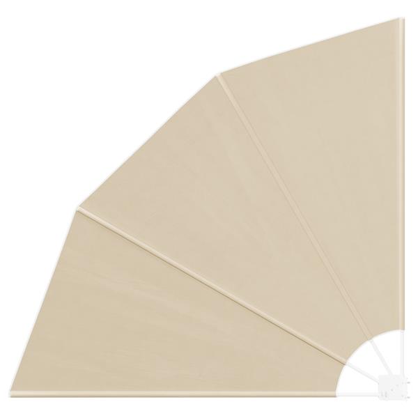 Grote foto vidaxl balkon privacy scherm beige 160 x 160 cm stof tuin en terras overige tuin en terras