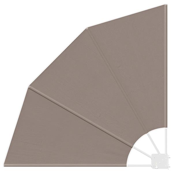 Grote foto vidaxl balkon privacy scherm taupe 115 x 115 cm stof tuin en terras overige tuin en terras
