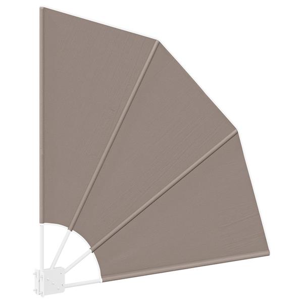 Grote foto vidaxl balkon privacy scherm taupe 115 x 115 cm stof tuin en terras overige tuin en terras