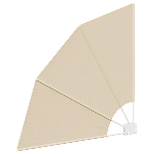 Grote foto vidaxl balkon privacy scherm beige 115 x 115 cm stof tuin en terras overige tuin en terras